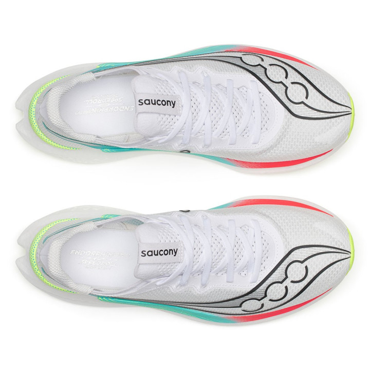 Saucony Endorphin Pro 5 Bianco Multi - Scarpe Running Uomo