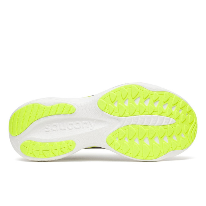 Saucony Ride 19 Bianco Citron - Scarpe Running Uomo