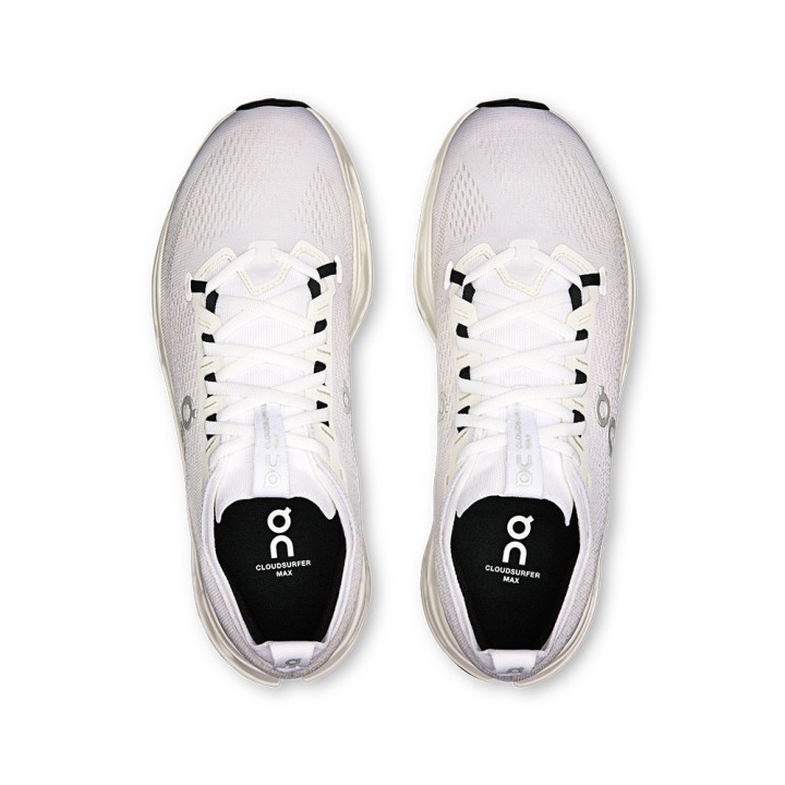 On Cloudsurfer Max Bianco Bianco - Scarpe Running Uomo