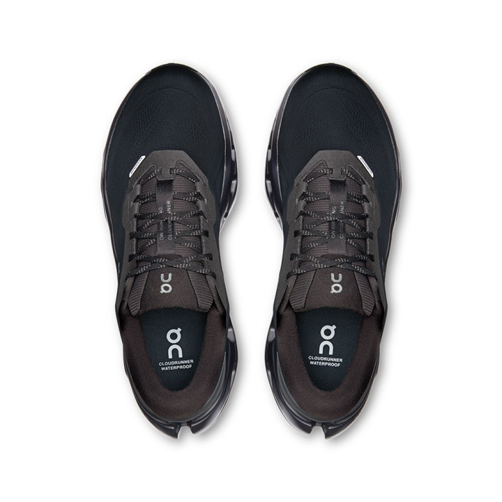 On Cloudrunner 3 Waterproof Nero - Scarpe Running Uomo