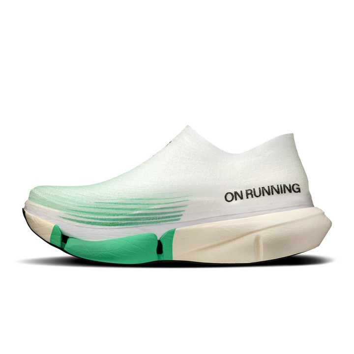 On Cloudboom Strike 2 Ls Bianco Verdite - Scarpe Running Uomo