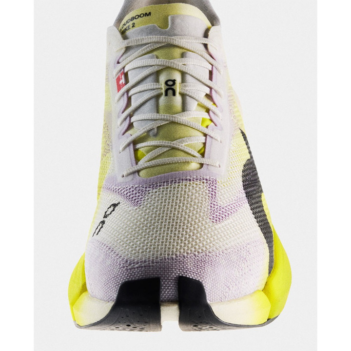 On Cloudboom Strike 2 Bianco Lime - Scarpe Running Uomo