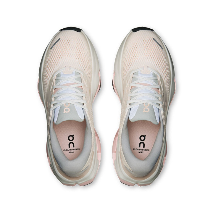 On Cloudrunner 3 Max Bianco Salt - Scarpe Running Donna