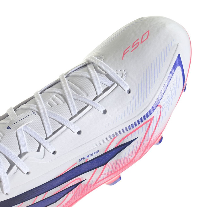 ADIDAS F50 Hyperfast League Fg Bianco Viola - Scarpe Da Calcio Uomo
