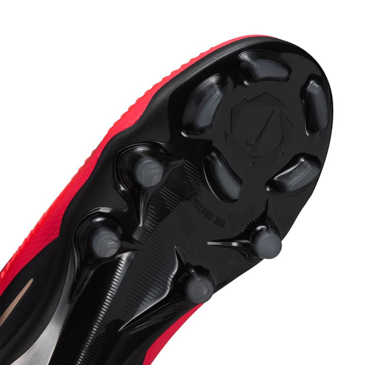 Nike Phantom 6 Low Pro Fg Mg Rosso Nero - Scarpe Da Calcio Bambino