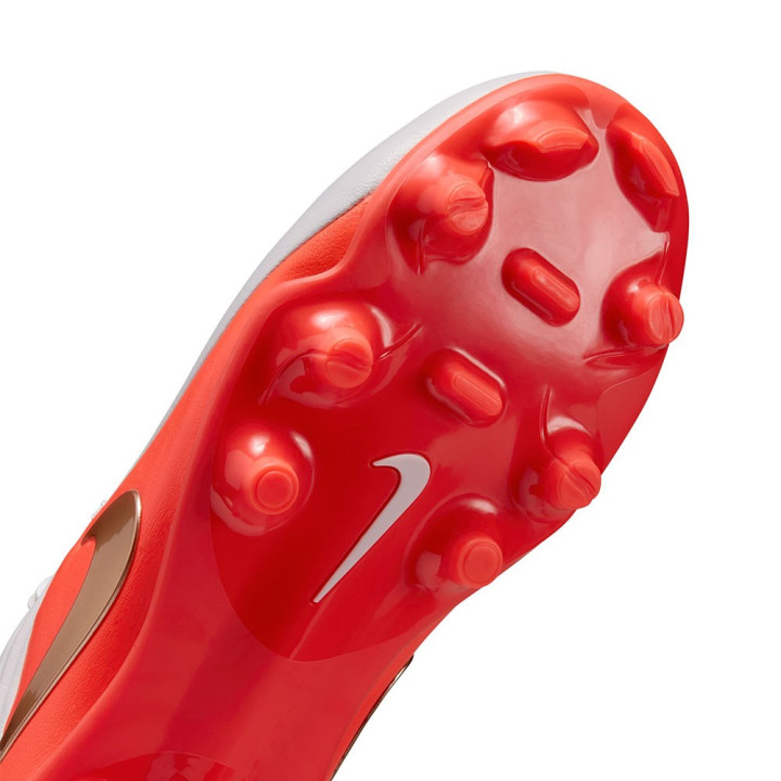 Nike Tiempo Maestro Acad Fg Mg Bianco Rosso - Scarpe Da Calcio Bambino