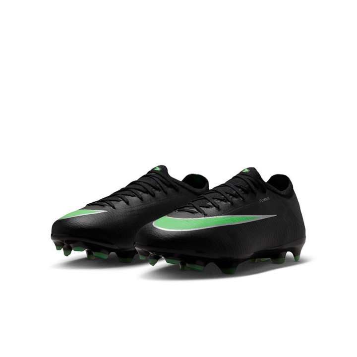 Nike Vapor 17 Pro Fg Nero Verde - Scarpe Da Calcio Bambino