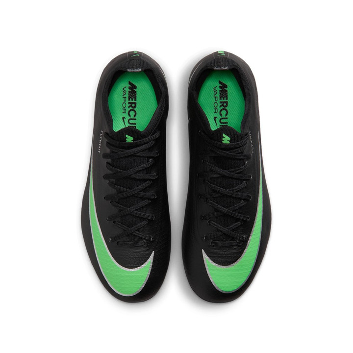 Nike Vapor 17 Pro Fg Nero Verde - Scarpe Da Calcio Bambino