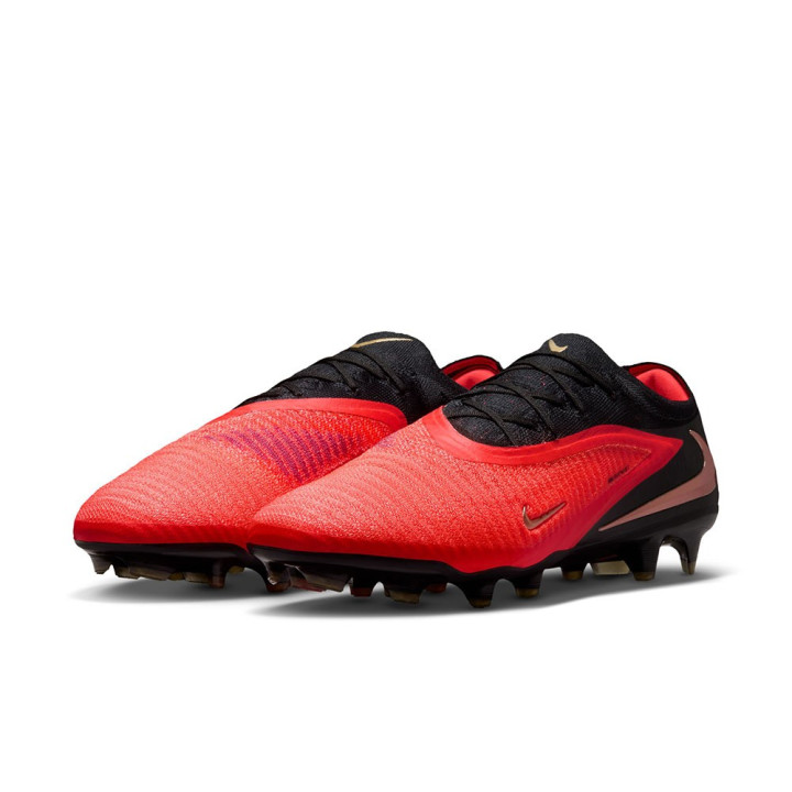 Nike Phantom 6 Low Elite Fg Rosso Nero - Scarpe Da Calcio Uomo