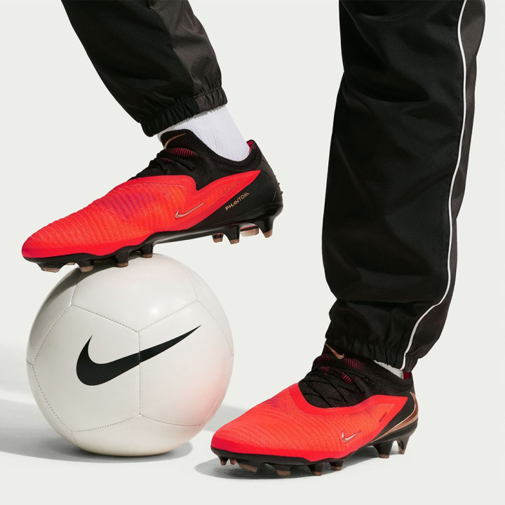 Nike Phantom 6 Low Elite Fg Rosso Nero - Scarpe Da Calcio Uomo