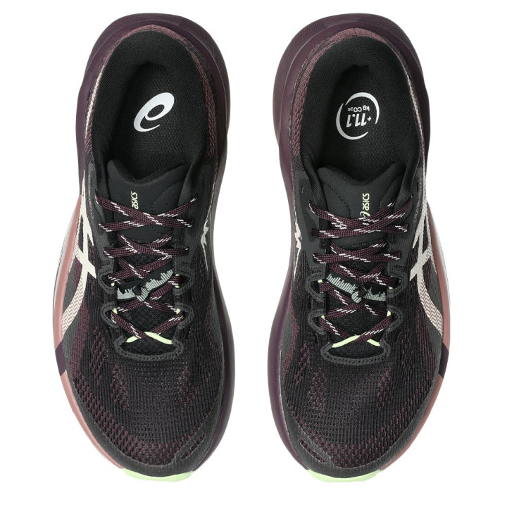 Asics Trabuco 14 Nero Dark Aubergine - Scarpe Trail Running Donna