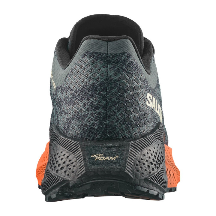 Salomon Aero Glide 4 Grvl Urban Chic Nero Lime Cream - Scarpe Trail Running Uomo