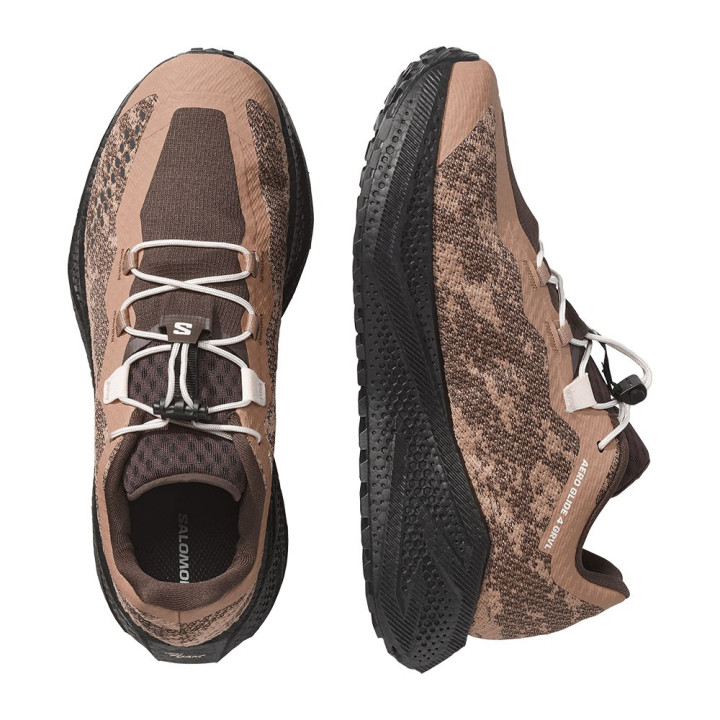 Salomon Aero Glide 4 Grvl Burro Nero - Scarpe Trail Running Uomo