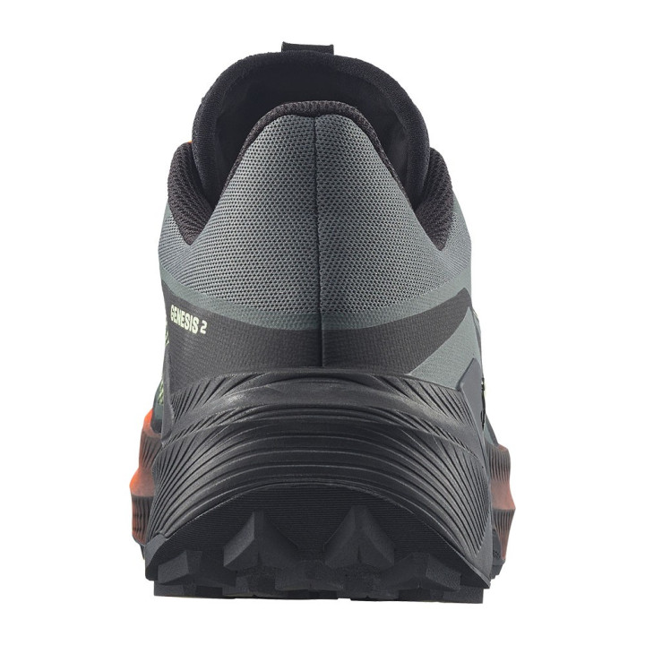 Salomon Genesis 2 Urban Chic Nero Lime Cream - Scarpe Trail Running Uomo
