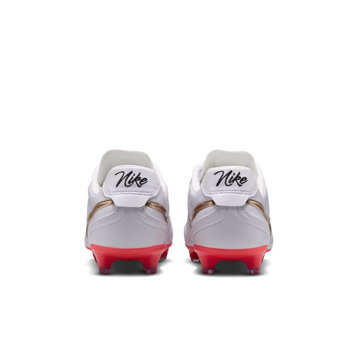 Nike Tiempo Ligera Pro Fg Bianco Rosso Oro - Scarpe Da Calcio Uomo