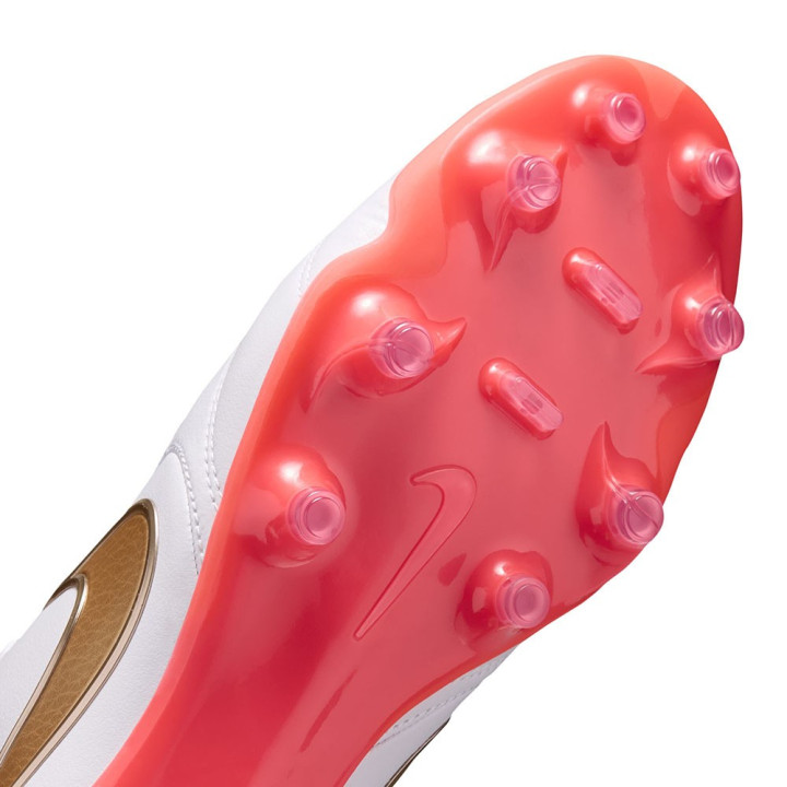 Nike Tiempo Ligera Pro Fg Bianco Rosso Oro - Scarpe Da Calcio Uomo