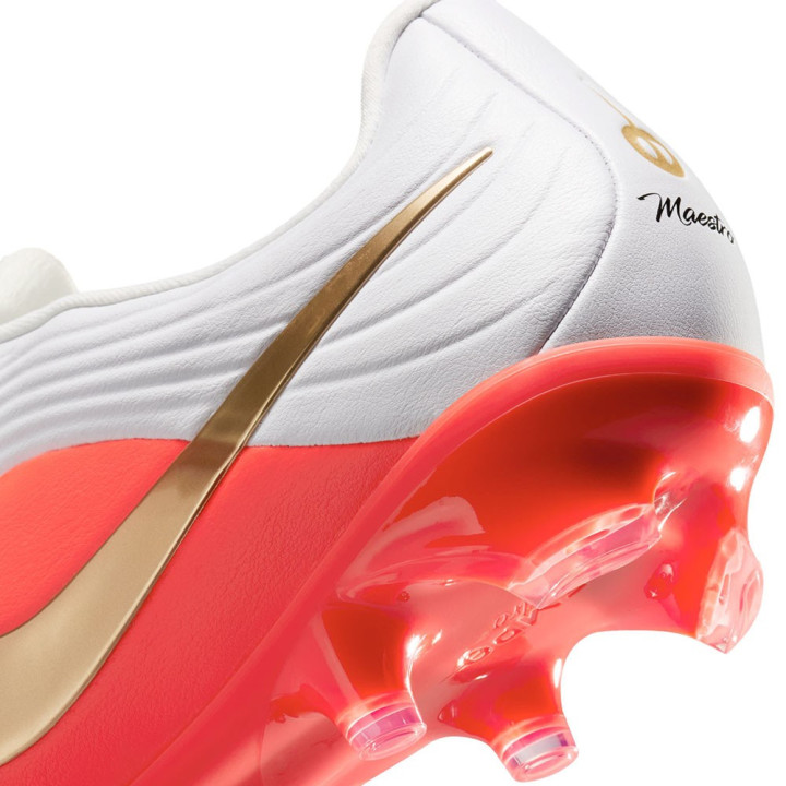 Nike Tiempo Maestro Acad Fg Mg Bianco Rosso - Scarpe Da Calcio Uomo