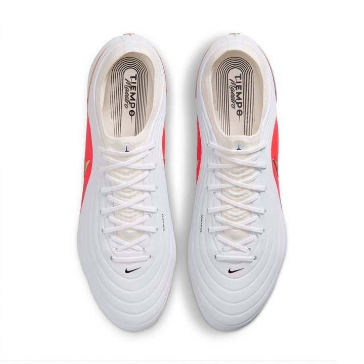 Nike Tiempo Maestro Elite Ag-Pro Bianco Rosso Oro - Scarpe Da Calcio Uomo