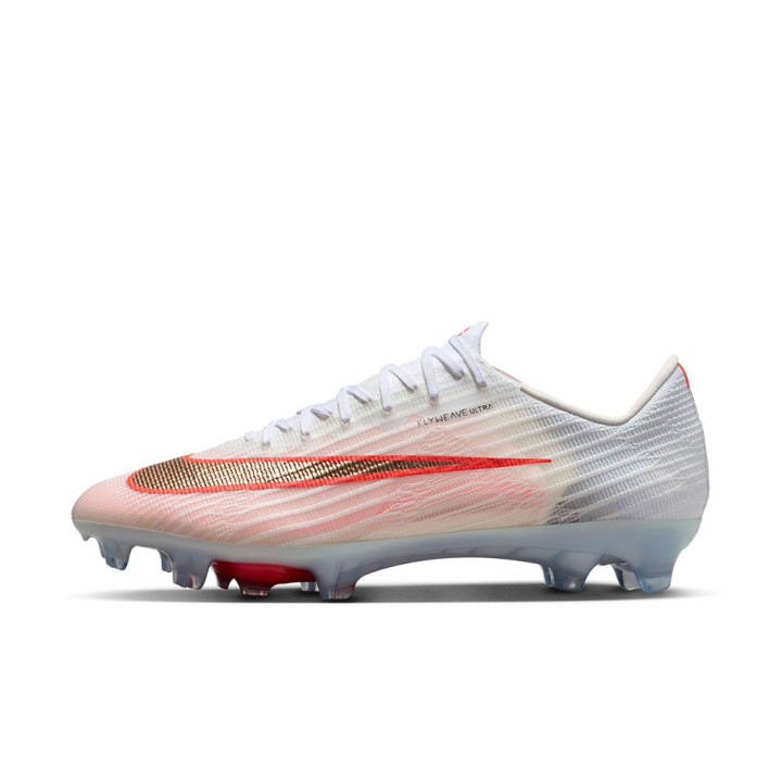 Nike Zoom Superfly 11 Elite Fg Bianco Rosso Oro - Scarpe Da Calcio Uomo