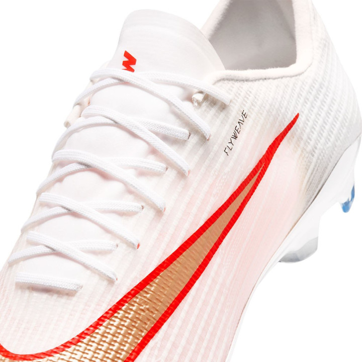 Nike Zoom Superfly 11 Pro Fg Bianco Rosso Oro - Scarpe Da Calcio Uomo