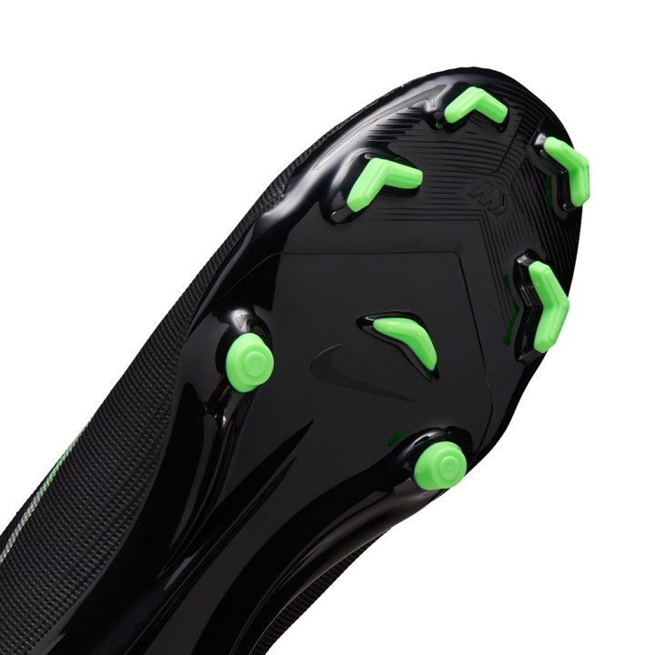 Nike Superfly 11 Acad Fg Mg Nero Verde - Scarpe Da Calcio Uomo