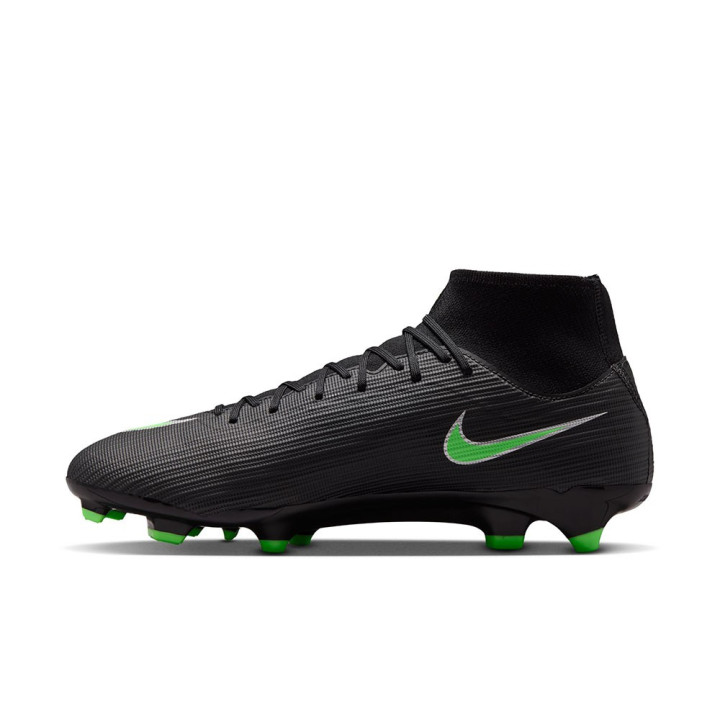 Nike Superfly 11 Acad Fg Mg Nero Verde - Scarpe Da Calcio Uomo