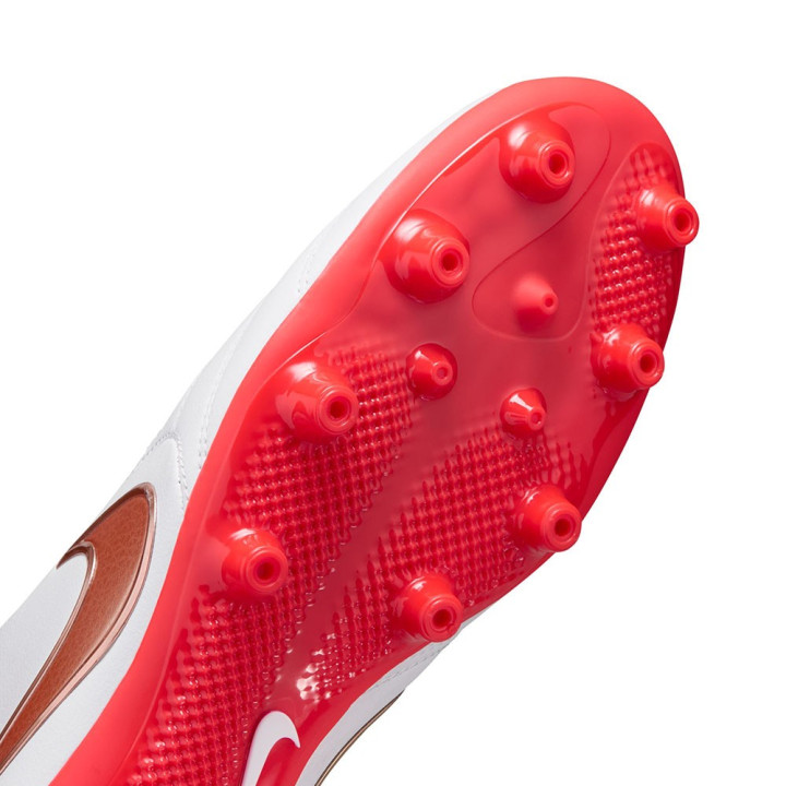 Nike Tiempo Ligera Pro Ag Bianco Rosso Oro - Scarpe Da Calcio Uomo