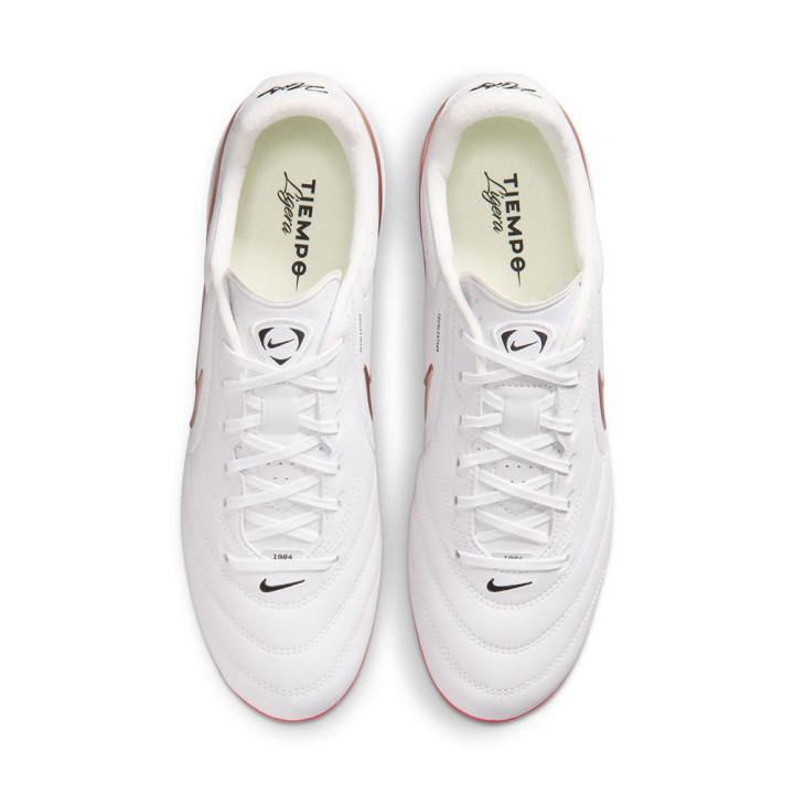 Nike Tiempo Ligera Pro Ag Bianco Rosso Oro - Scarpe Da Calcio Uomo