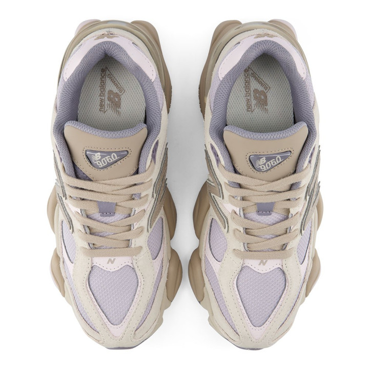 New Balance 9060 Mesh Grigio Viola - Sneakers Donna