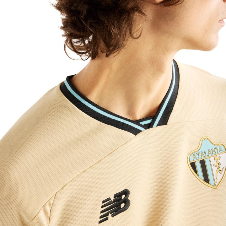 New Balance Maglia Calcio Atalanta Third 26 27 Beige Nero Uomo