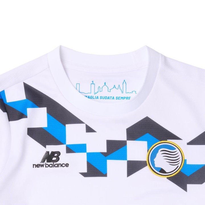 New Balance Maglia Calcio Atalanta Away 26 27 Bianco Blu Bambino
