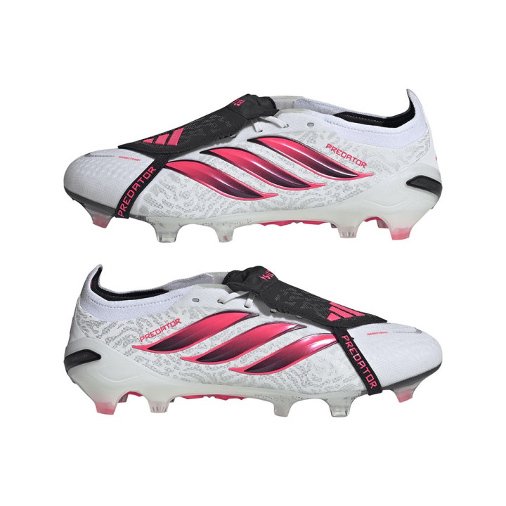ADIDAS Predator Elite Ft Fg Bianco Rosso - Scarpe Da Calcio Uomo