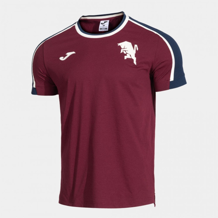 Joma Sport Maglia Maniche Corte Torino Free Time Granata Bianco Uomo