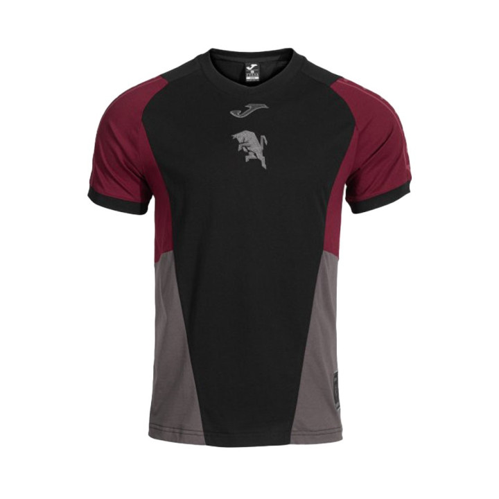 Joma Sport Maglia Maniche Corte Torino 1C1C Nero Granata Uomo