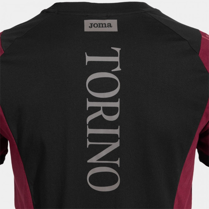 Joma Sport Maglia Maniche Corte Torino 1C1C Nero Granata Uomo