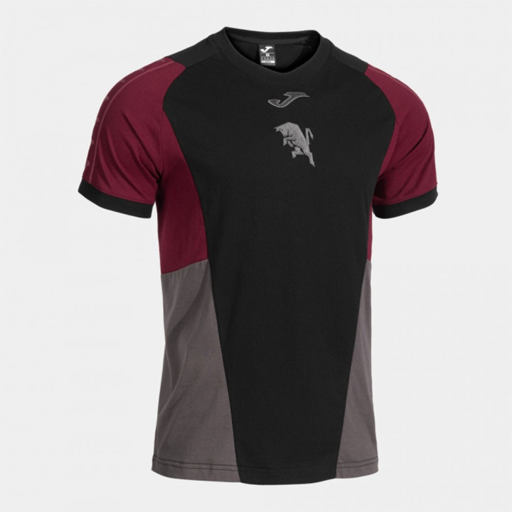 Joma Sport Maglia Maniche Corte Torino 1C1C Nero Granata Bambino