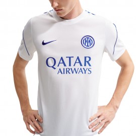 Maniche Corte Inter Strike bianco blu