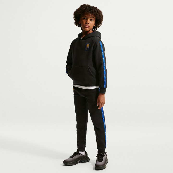 Nike Felpa Calcio Inter Cs Flc Nero Giallo Bambino