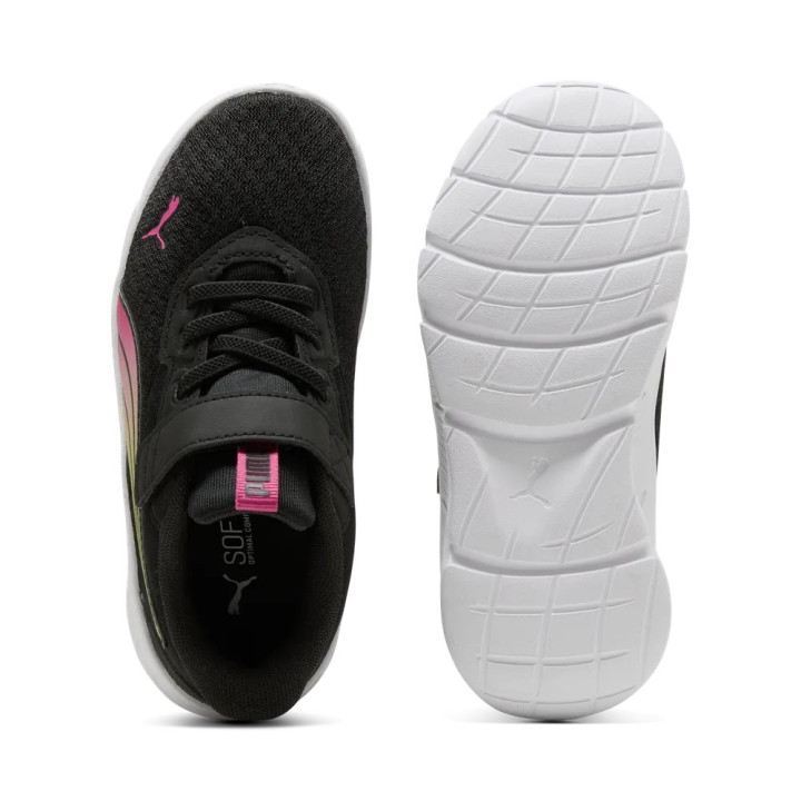 Puma Flexfocus Moder Blaze Ps Nero Rosa - Scarpe Da Ginnastica Bambino