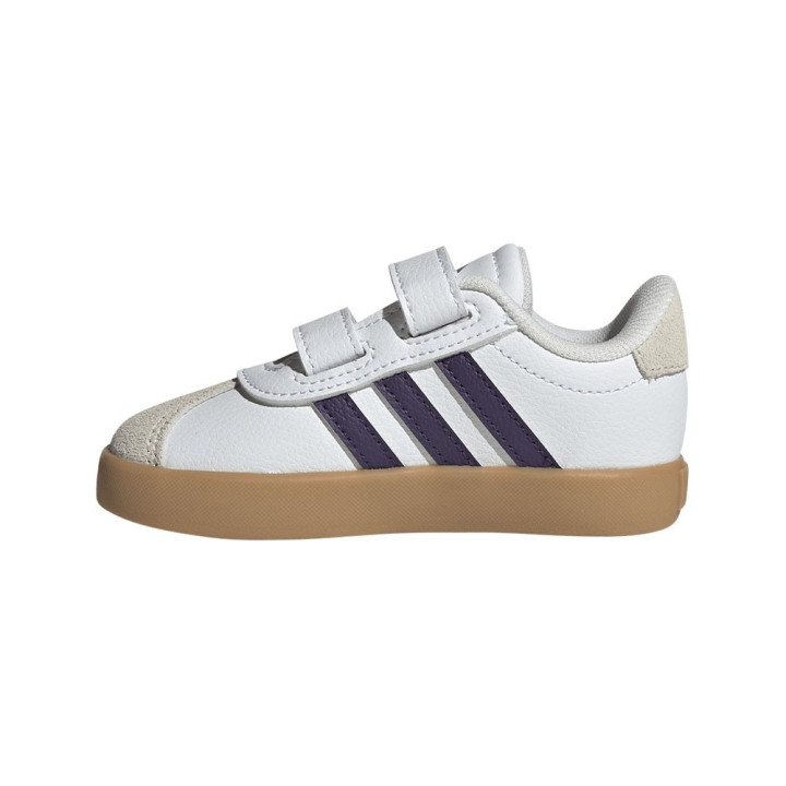 ADIDAS Vl Court 3.0 Td Bianco Viola - Sneakers Bambina