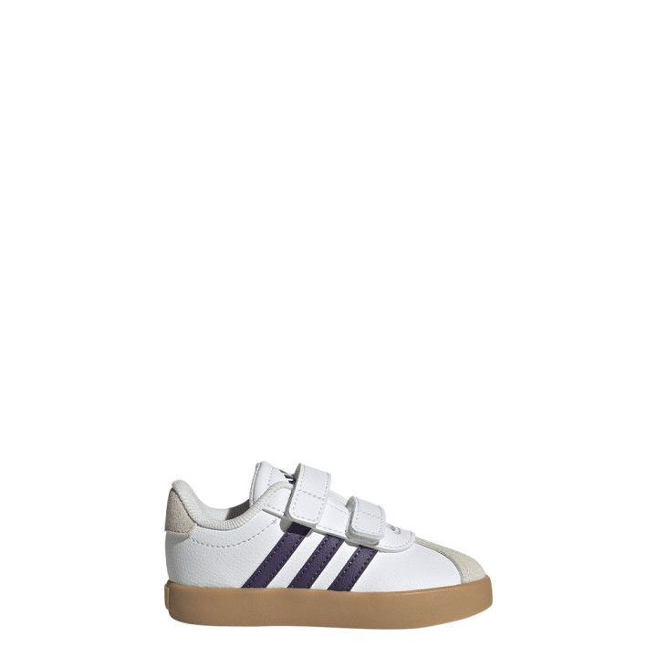 ADIDAS Vl Court 3.0 Td Bianco Viola - Sneakers Bambina