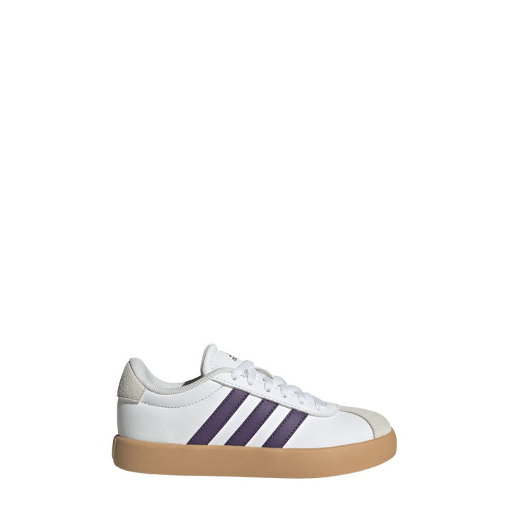 ADIDAS Vl Court 3.0 Gs Bianco Viola - Sneakers Bambina