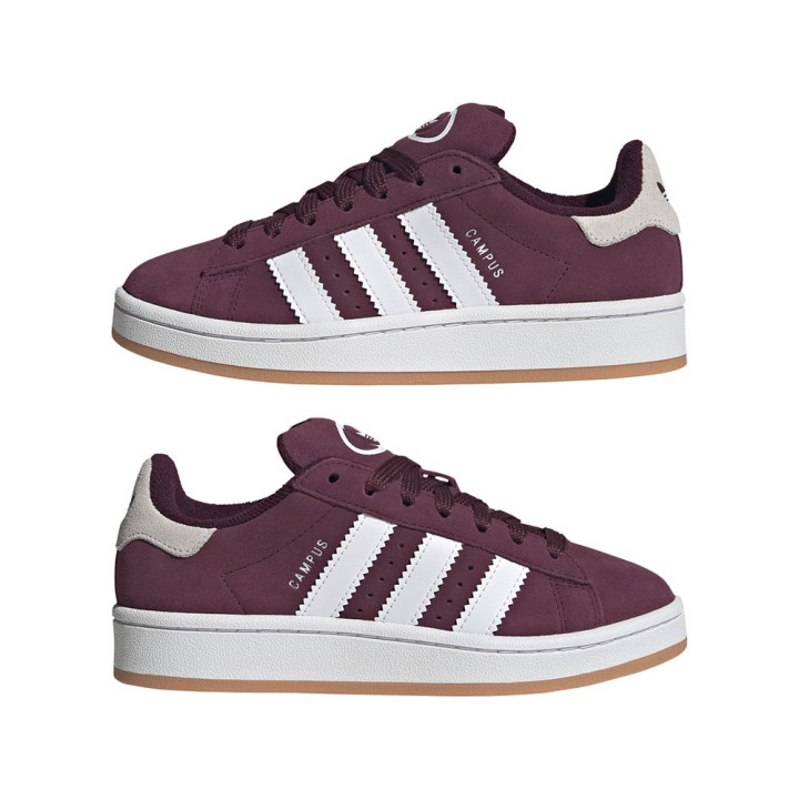 ADIDAS Originals Campus Gs Bordo' Bianco - Sneakers Bambino