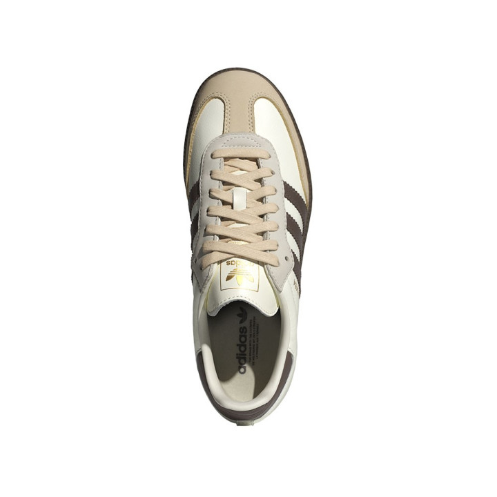 ADIDAS Originals Samba Lea Bianco Marrone - Sneakers Donna