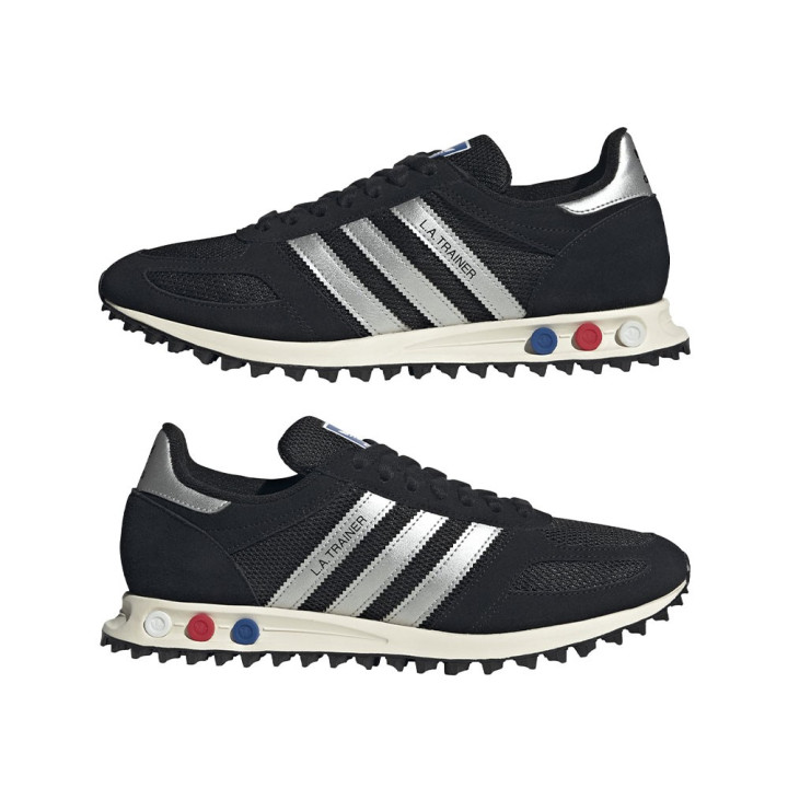 ADIDAS Originals La Trainer Nero Argento - Sneakers Uomo