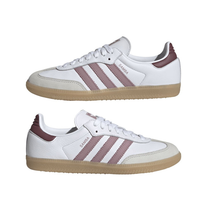 ADIDAS Originals Samba Lea Bianco Rosa - Sneakers Donna