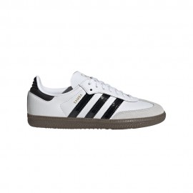 Samba Gs bianco nero Lucido