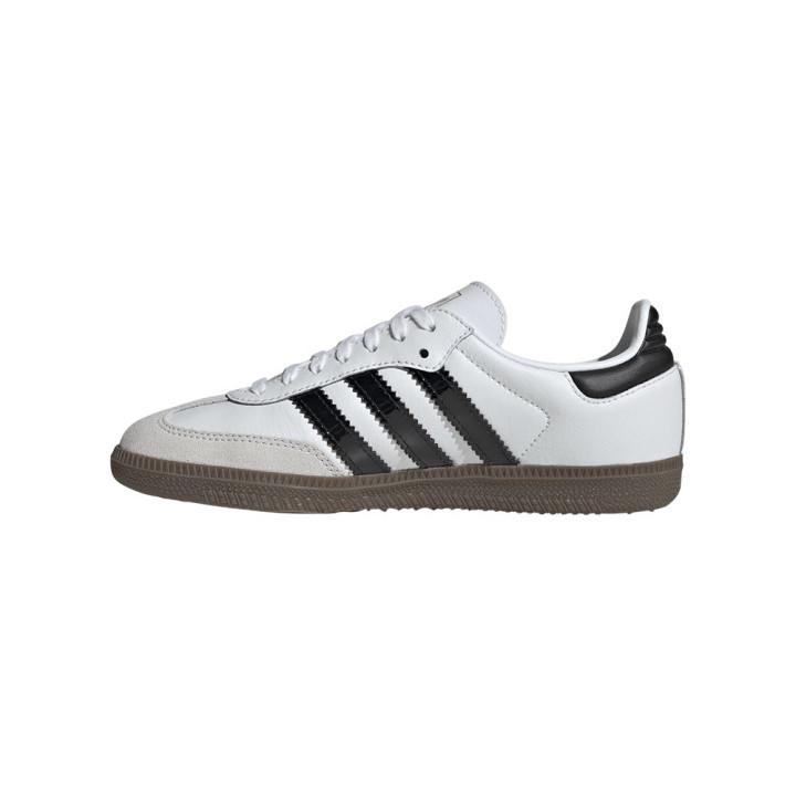 ADIDAS Originals Samba Gs Bianco Nero Lucido - Sneakers Bambino