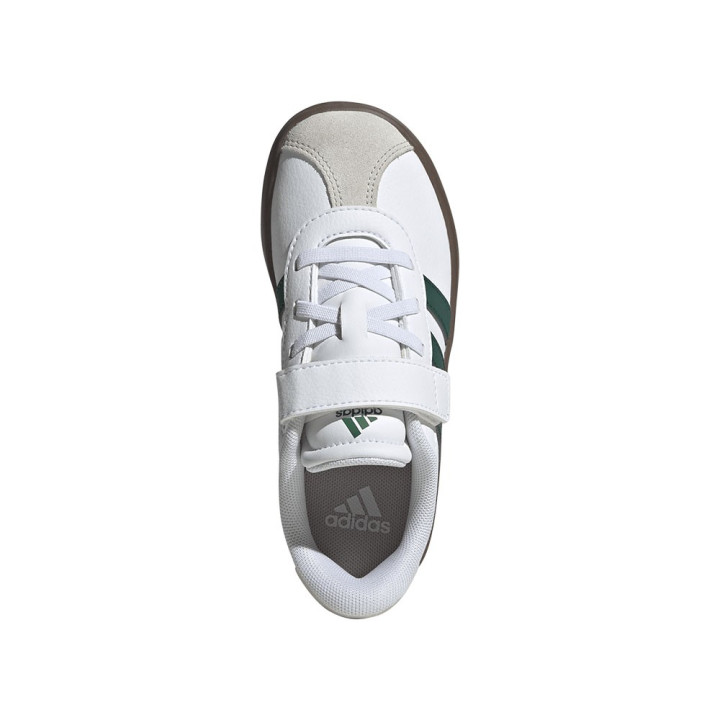 ADIDAS Vl Court 3.0 Ps Bianco Verde - Sneakers Bambino