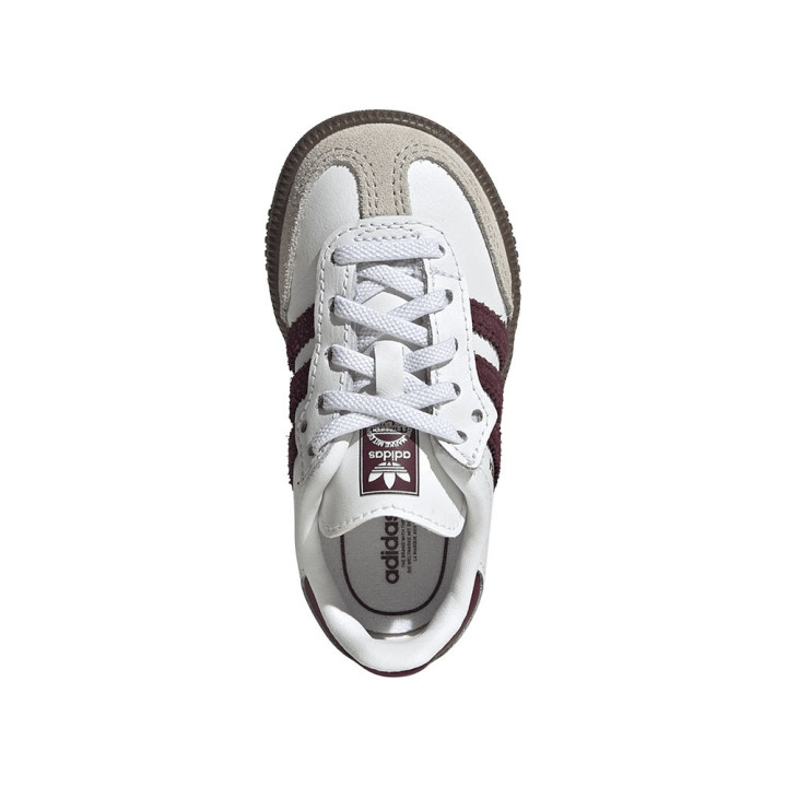 ADIDAS Originals Samba Td Bianco Bordo' - Sneakers Bambino